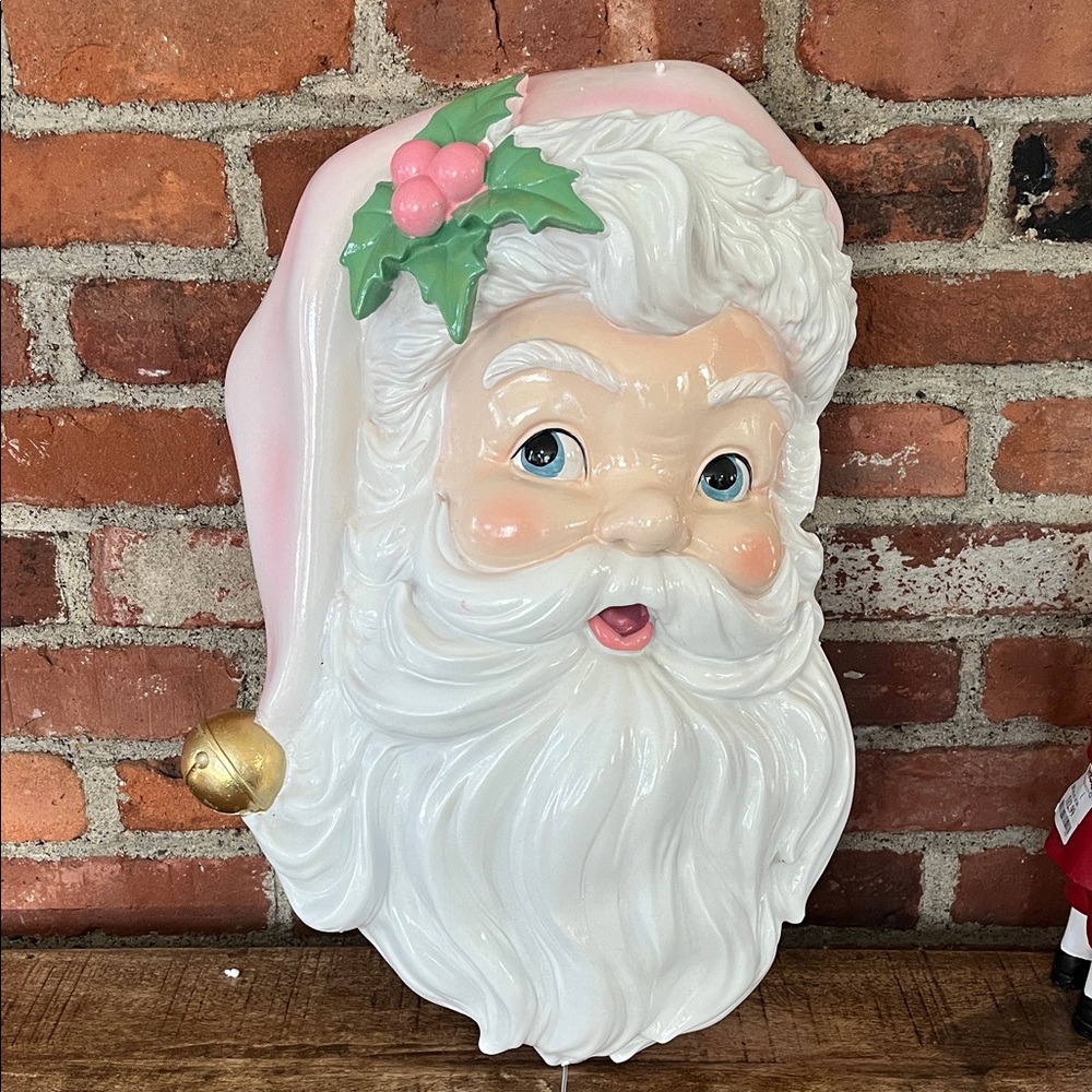 Martha Stewart Santa Claus, Figurine - White and pink musical - Picture 12 of 14